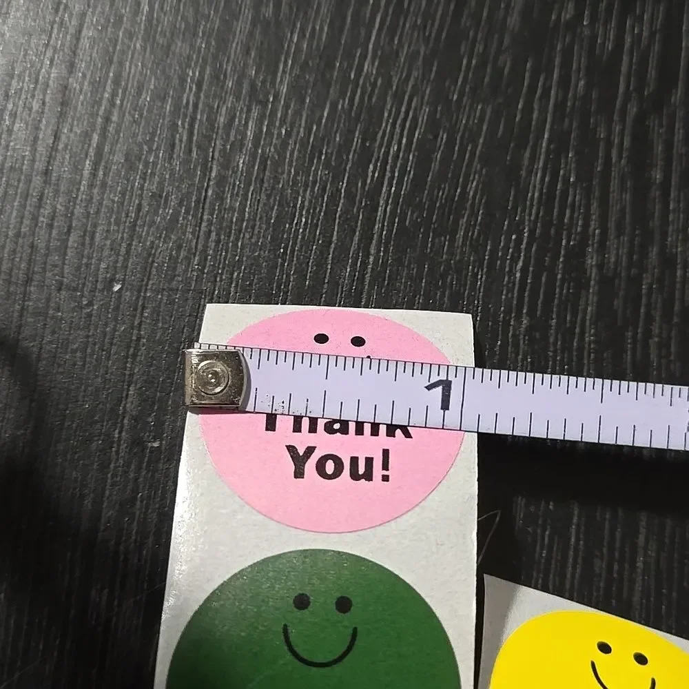 Colorful Thank You Sticker 20 Piece Ct Sell Reseller Teacher Color Smile